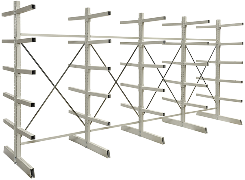 Fanair Kragarmregal doppelseitig 2500 x 5050